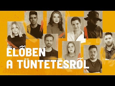 Odakint most szörnyek járnak | Élő közvetítés a tartalomgyártók gyermekvédelmi tüntetéséről