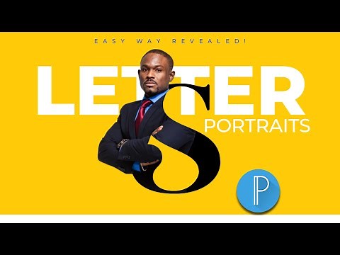 How To Create Letter Portraits With Pixellab | Text Masking Effect Pixellab