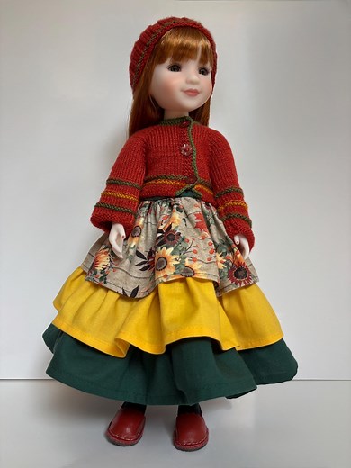 Handcrafted Ruby Red Fashion Friends Bloom, Collectors Clothing, Magic Outfit, Ruby Red Clothing (14.5 Doll) - Etsy