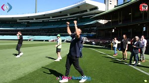 Kids playing casually at Sydney Cricket Ground with Famous Cricketers Some kids had once in the lifetime opportunity playing few shots with famous Australian cricketers at Sydney Cricket Ground (SCG), where there was also media briefing for upcoming ICC Men's Cricket World Cup in India from October 5 – November 19. Every game will be available on Foxtel and Kayo Sports. Kayo Sports will include an alternative Hindi commentary option for all India matches plus the semi-finals and final, and Kayo 