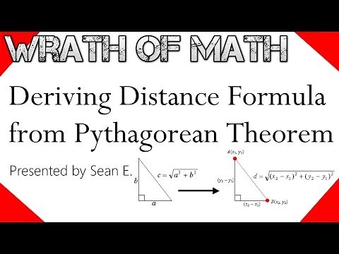 Deriving the Distance Formula from the Pythagorean Theorem