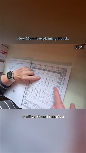 Sudoku for Beginners: Her First Puzzle in 9 Minutes