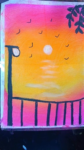 Nature Painting 🖌️ #art #painting #shorts #youtubeshorts #viral
