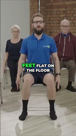 Simple core exercise for seniors #exercise #exercisemotivation #exercises #senior