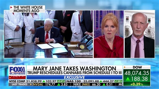 Trump signs executive order reclassifying marijuana from Schedule I to Schedule III drug