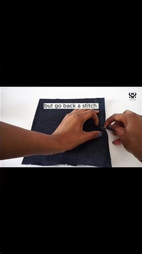 The Strongest Hand Stitch for Clothing Repair 🧵 Back Stitch