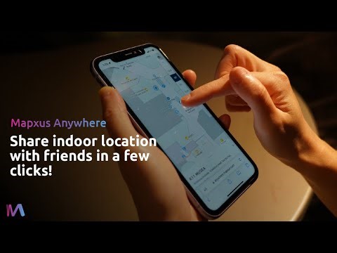 [Mapxus Anywhere] Indoor map & navigation system | Share indoor location with friends!