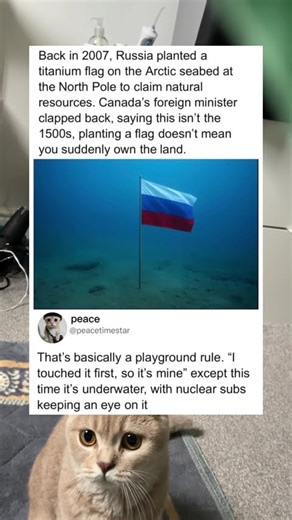 When Russia planted a flag under the Arctic