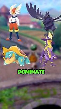 The BEST TEAM to BEAT Pokemon Sword and Shield with Scrobunny! #pokemon #pokemongo #fyp