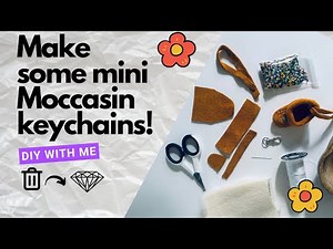 FREE Mini Moccasin Keychain Tutorial & PDF 👣 | Step-by-Step DIY