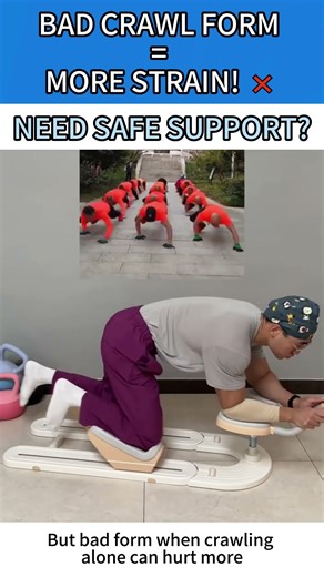 Doctor-Approved Lumbar Trainer: Fix Sitting-Related Back Pain (Safe Crawling Form!) 🚨