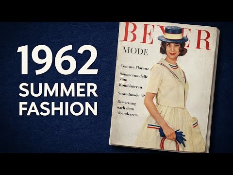 Elegant Summer Fashion from 1962