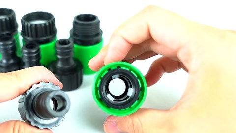 Garden Hose Quick Connectors, Hose Connector Plastic 3/4 Inch GHT Male and Female Connectors, Hose Female Male Connectors Accessories with 10 Pieces Rubber Washer 16 Set