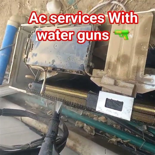 How to Ac services with water #airconditioning #actechnician #electrical #airconditioningservices