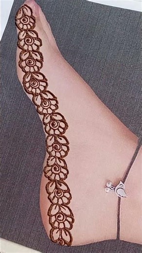 stylish feet mehndi design #shorts #shortsfeed #heena #viral