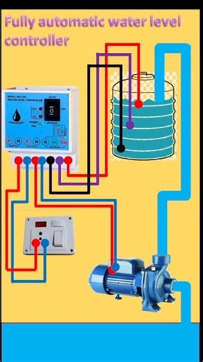 Fully Automatic Water Level Controller: Save Water Effortlessly #electrical