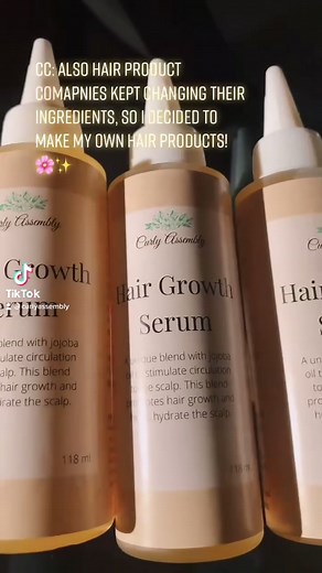 🌸✨ #curlyassembly #smallbusinesstiktok #hairproductsyouneed