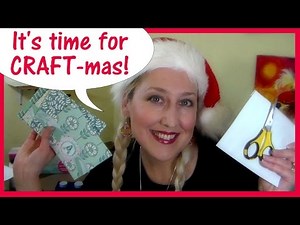 Quick Monogrammed Note Cards with Limited Supplies CRAFTmas collab with DoItOnaDime