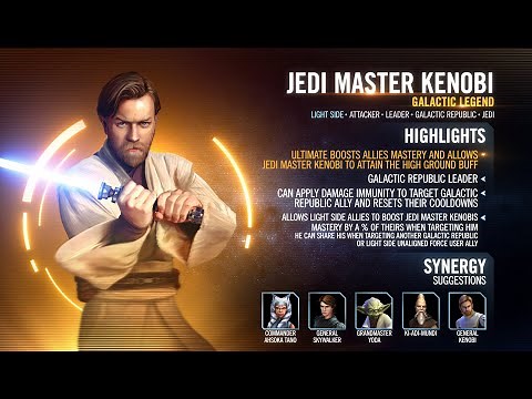 How to Easily Beat Tier 1 of the Galactic Legend Jedi Master Kenobi Event | #JMK #SWGOH