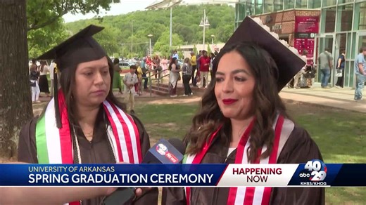 Graduation weekend concludes at the University of Arkansas