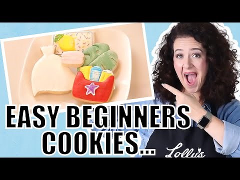 5 Easy Decorated Cookies For Beginners!