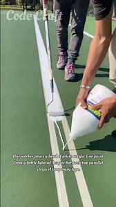 The Final Touch 🔥Sports Court Line Striping