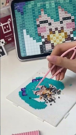 🎨 Miku Pixie Beads Fix Tutorial | Mini Fuse Bead Art