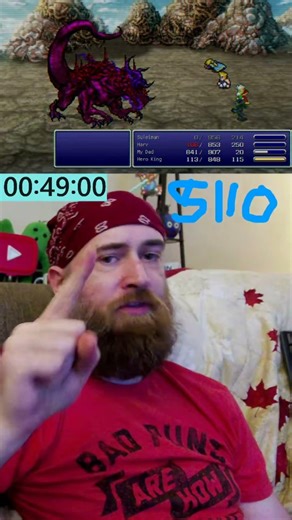 Perfectly timed Desperation Attack in FF6 #shorts