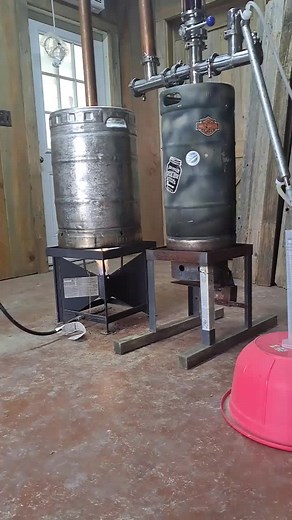 Moonshine Muscadine Brandy Kegstill Run