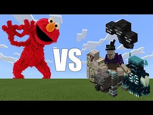 Elmo vs Minecraft
