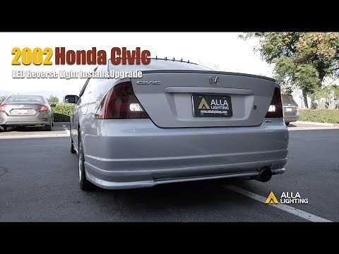 1996-2002 Honda Civic Coupe 921 LED Back-up Reverse Light Bulb Install