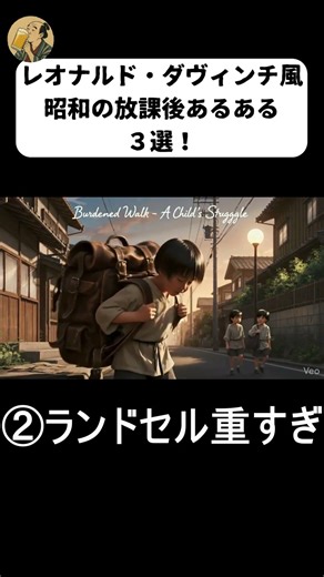 昭和の放課後あるある レオナルド・ダヴィンチ絵画風