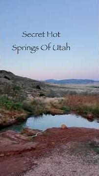 Secret Red Hill Hot Springs in Utah 🔥 Hidden Natural Oasis You Must See #UtahHotSprings #RedHill