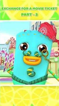 Movie Ticket Trouble - Part 3 #Shorts #funnycartoonsforkids #crazycandies #hooplakidztv