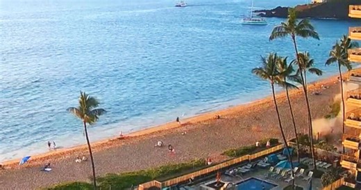 Dramatic explosion at Maui Resort captured on livestream