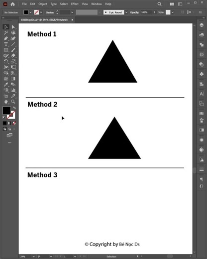 Illustrator Tutorial 2026 | The Top 3 Ways to Create Triangles in Adobe Illustrator #benocds #design