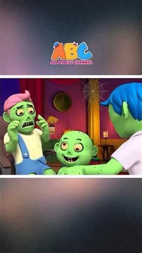 Funny Baby Zombie Song #shorts #kidssongs #halloween