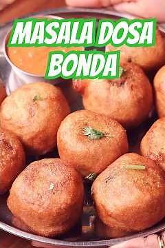 Masala Bonda Dosa - 2 in 1 Recipe - Unique 2 in 1 Tea Time Snack | Easy Crispy Snack Recipe