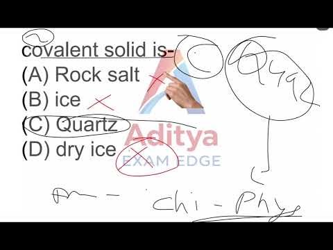Question on type of solid state| THE SOLID STATE |ADITYA EXAM EDGE|BOARD PYQ|important mcq