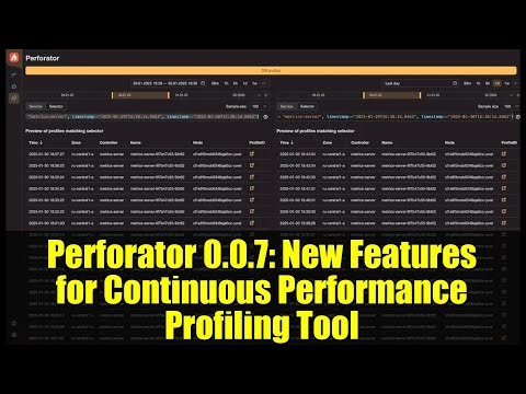 Perforator 0.0.7: New Features for Continuous Performance Profiling Tool