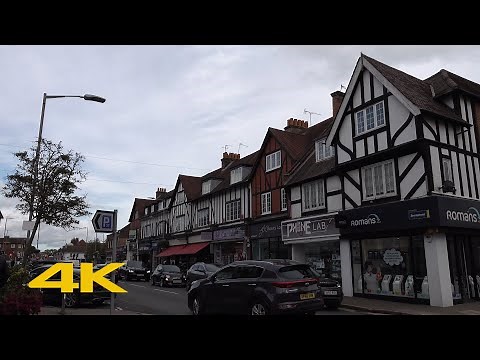 Gerrards Cross Walk: Town Centre【4K】