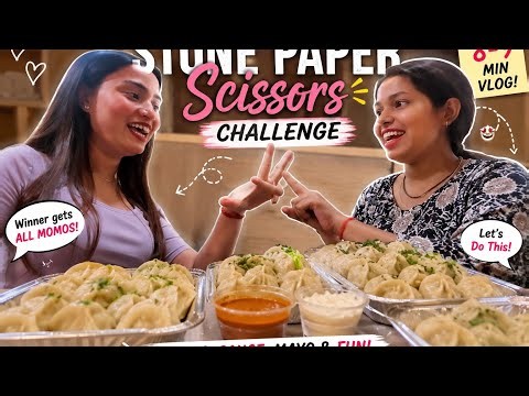 Stone,paper ,scissor challenge 😍