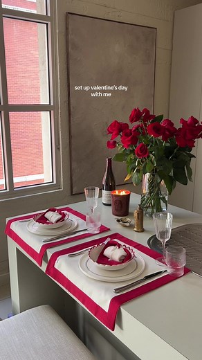 Romantic Valentine’s Day and Galentine’s Day Table Setup Ideas