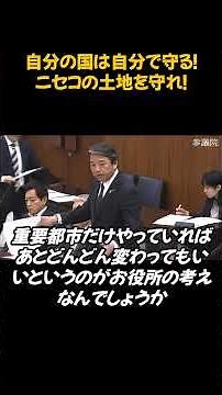 怒りの追及！椎葉議員が外国人土地取得問題で政府を厳しく批判！ #国民民主党 #幹事長 #榛葉幹事長