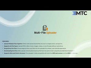 Multi File Uploader for Microsoft Dynamics 365
