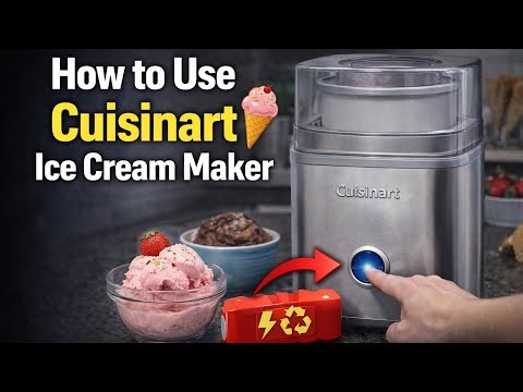 How to Use Cuisinart Ice Cream Maker (Bowl Won't Freeze?)