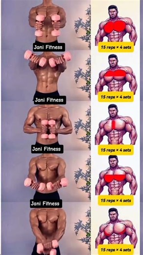 🔥Crush Your Pecs! Dumbbell-Only Chest Workout (No Bench Needed)