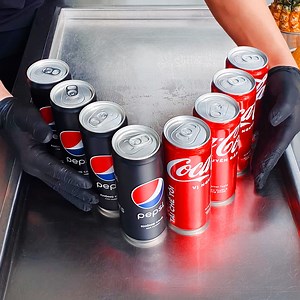 9.5M views · 10K reactions | Coca Cola vs. Pepsi - Ice Cream Experiment | Transform Cakes | Facebook