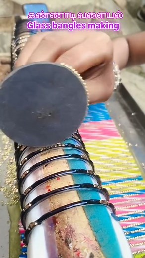 கண்ணாடி வளையல் @saran___aari #aariclass8925081548 #reels #instagood #instagram #short #bangles #banglesfunction #bangles #banglescollection #banglescollection #banglelove #kannadi #banglescollection | Saran Designers