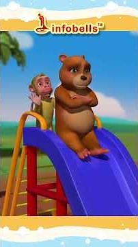 Bandar Jhool Jhool Raha Hai - Playing in the Park | Hindi Rhymes for Kids | Infobells #jhoola